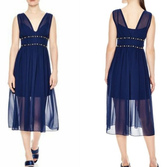 Sandro Dresses & Skirts - Sandro Marine Blue Gossip Dress